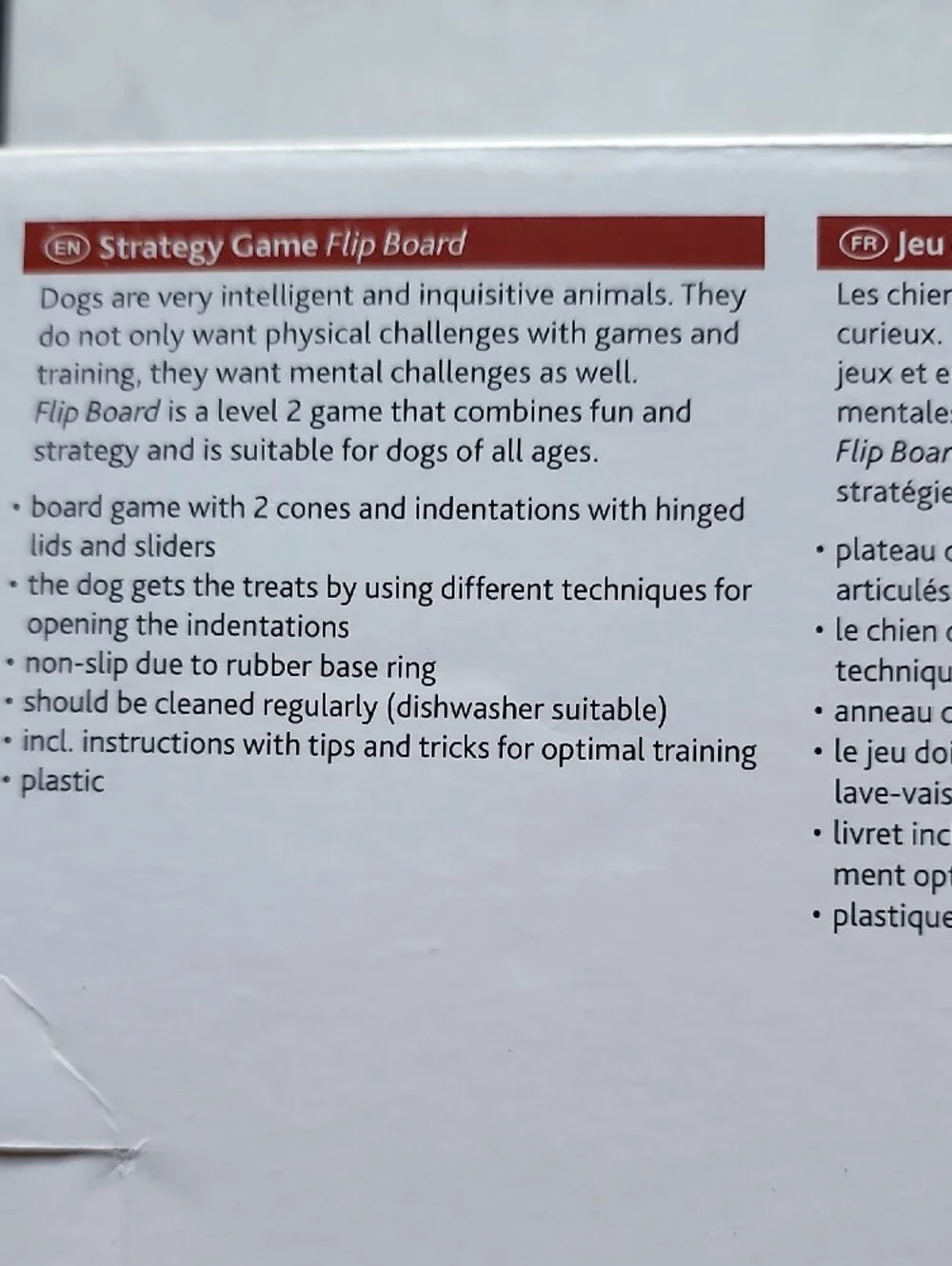 Trixie Dog Activity Flip Board - Blue/White